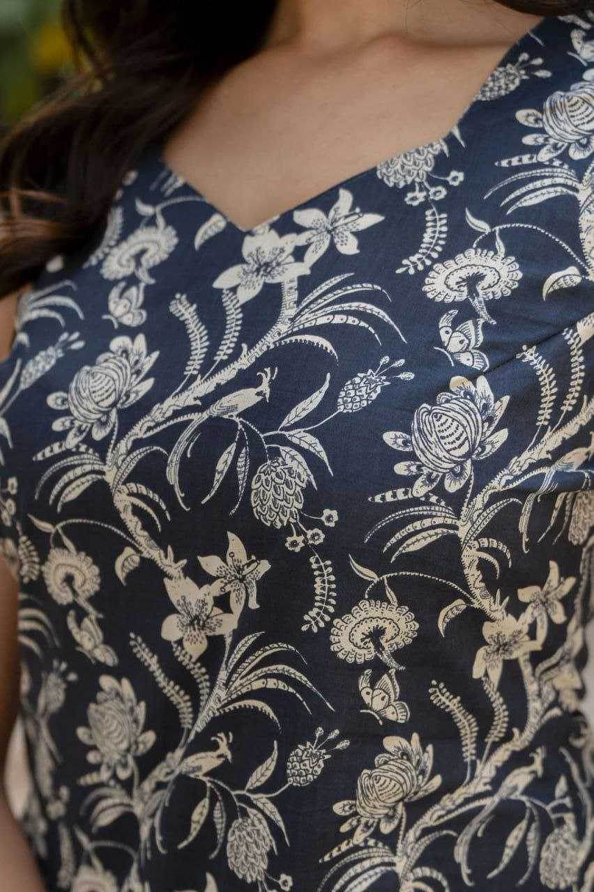 Cotton Printed Cotton Sleeveless Dresse - MYLUXURY LANE ENTERPRISE
